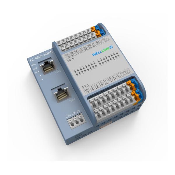 Modulo de cantidad digital de pago inicial Decowell Ethercat Módulo de E/S 32do NPN para PLC EC-0S00-N0NN