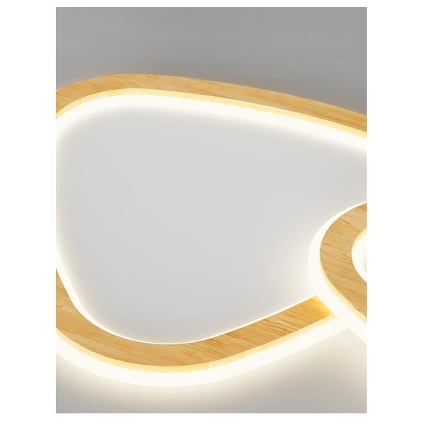 Modern Ceiling Lights Living Room Art dero Cloud round Wooden ceiling lights(WH-WA-50)