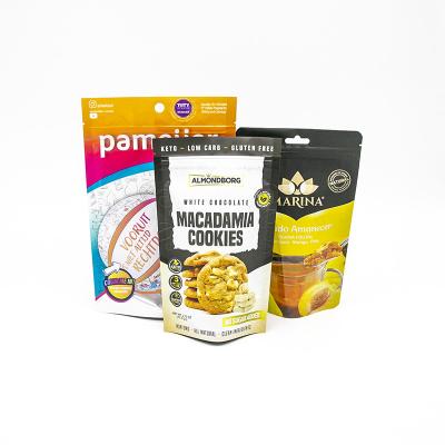 Sacos de embalagem de alimentos ecológicos recicláveis Sacos de fecho autônomos Sacos de fecho personalizados Sacos ecológicos impressos