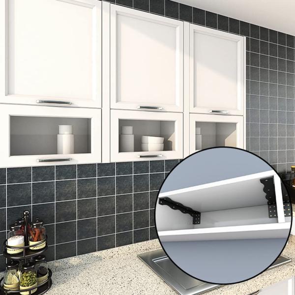 Кухонный гранит под столешницей подвесные подставки для поддержания стального угла