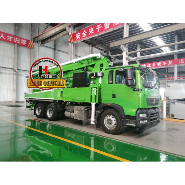 JIUHE 38m Concrete Pump Truck Of Small Diesel Concrete Pump JHZ5264THB-38