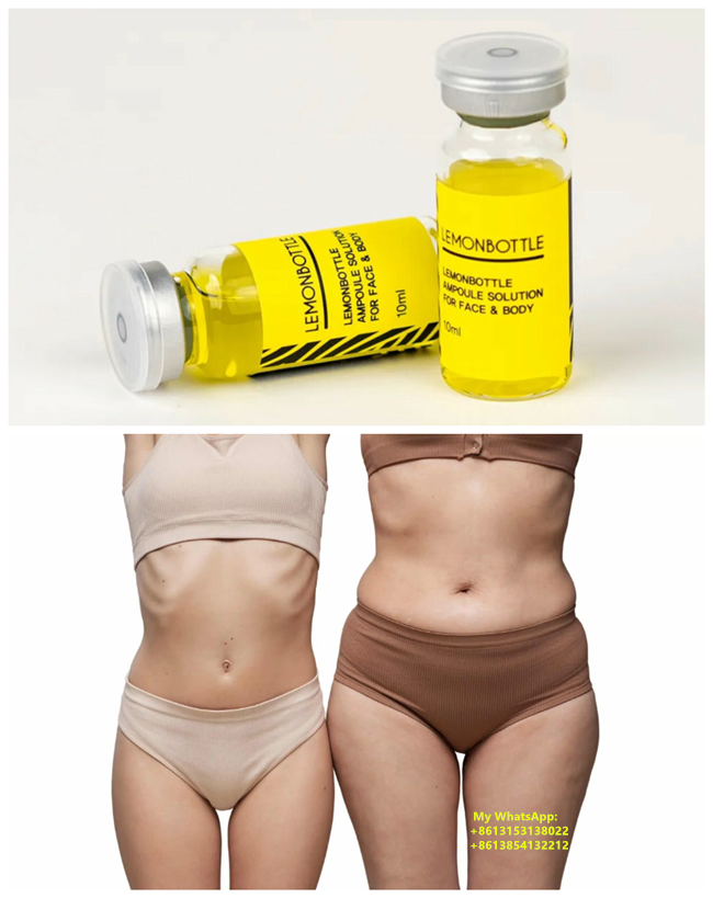 Hot product Lemon Bottle Fat Dissolving Lipolysis solution 10ml×5vials