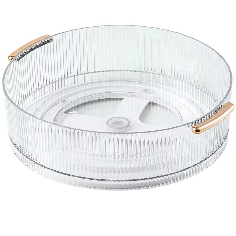 Wholesale Direct Sales High Transparency Sturdy Durable Rotatable Simplicity Storage Box for Cosmetics