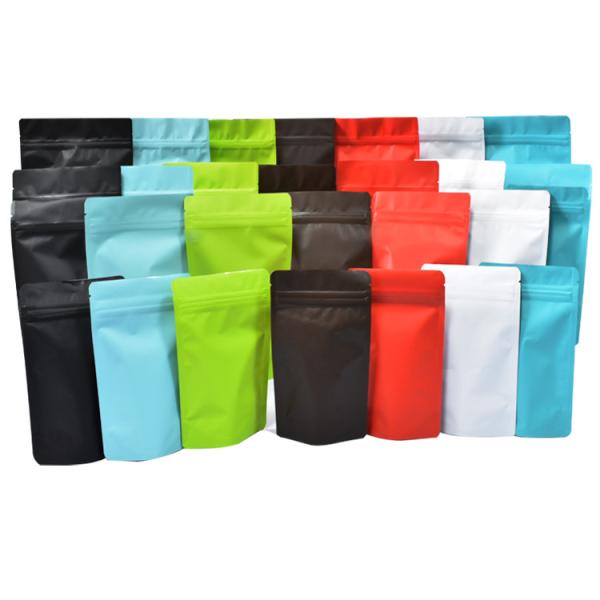 4x6 Dispensary Assorted Black Matte Child Resistant Small Gummies Mylar Zipper Bags