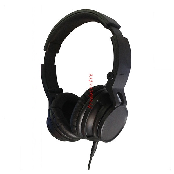 cool style black bass headphone with noise cancelling for musician with excellent rotate structure and soft ear pads