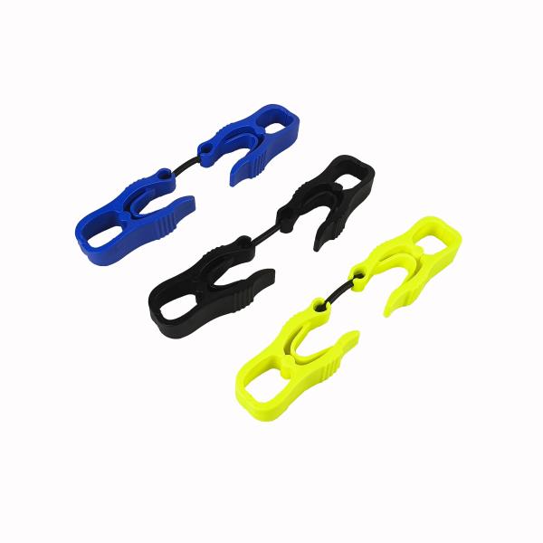 Multifunctional Glove Hook Clip Holder Hanger Customized Portable Safety Plastic Glove Clip Safety Work Tools