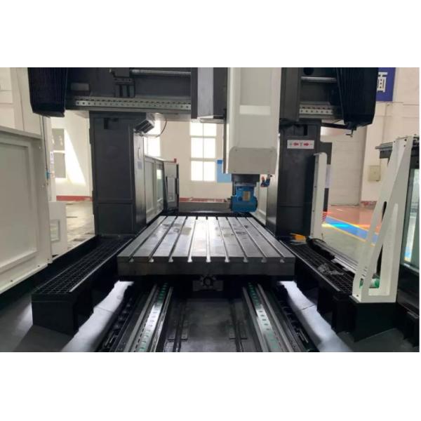 Stable 6000RPM CNC Gantry Machining Center , 4 Axis Double Column Milling Machine