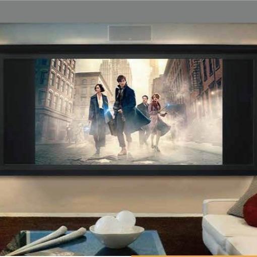 Large Multimedia Interactive Projector Screen Pull Down For Classroom Customized