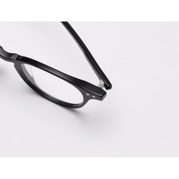 Male Acetate Frame Glasses Black SGS Spectacle Fashionable Optical Glasses