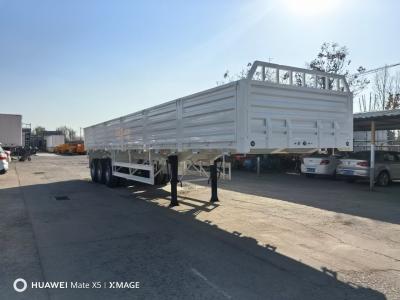 8/12 Tires Versatile Features Box Semi-Trailer Flatbed Trailer Cargo Transport Truck Trailer