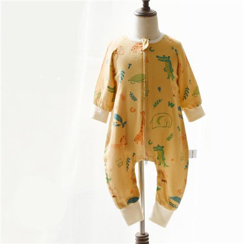 Muslin Printed Long Sleeve Sleeping Bag Clothes Woven Anti Bacterial For All Seasons