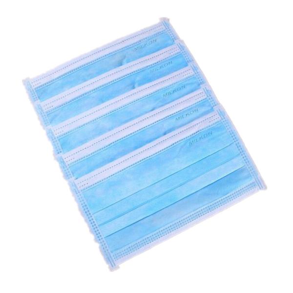 Blue / White Color Disposable Medical Surgical Mask Anti Virus Three Layers