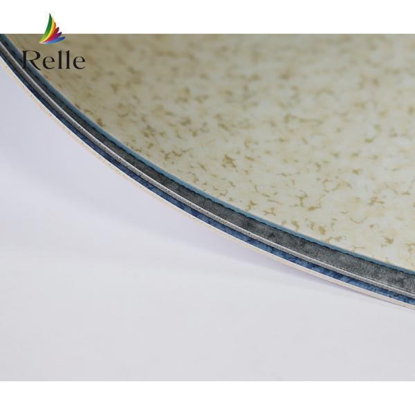 Indoor Luxury Vinyl Roll Flooring Grey PVC Glue Down Vinyl Floor Covering