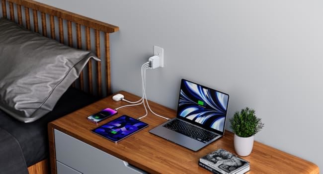 Зарядное устройство USB C мощностью 100 Вт 4 порта GaN складной телефон быстрое стенное зарядное устройство блок адаптер питания
