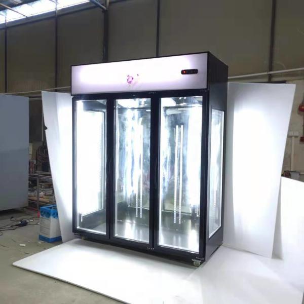 3 Glass Door 600W Custom Commercial Refrigerator