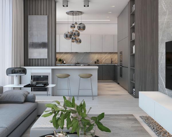 Custom Modular Modern Luxury Kitchen Cabinets Island Wood Furniture Cupboard