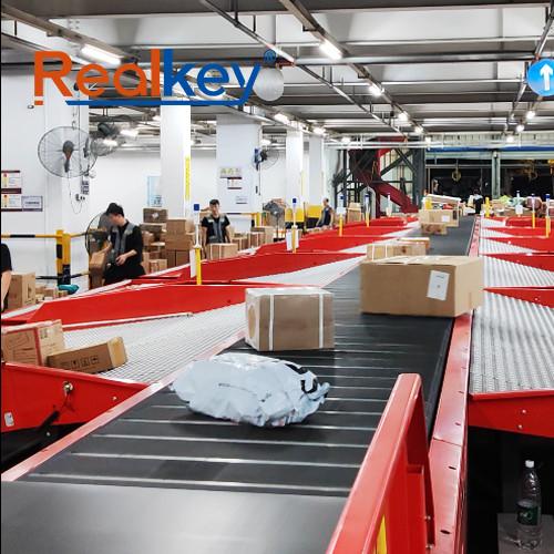 OEM/ODM Package Sorter Conveyor Sortation Systems Reduced Cargo Damage