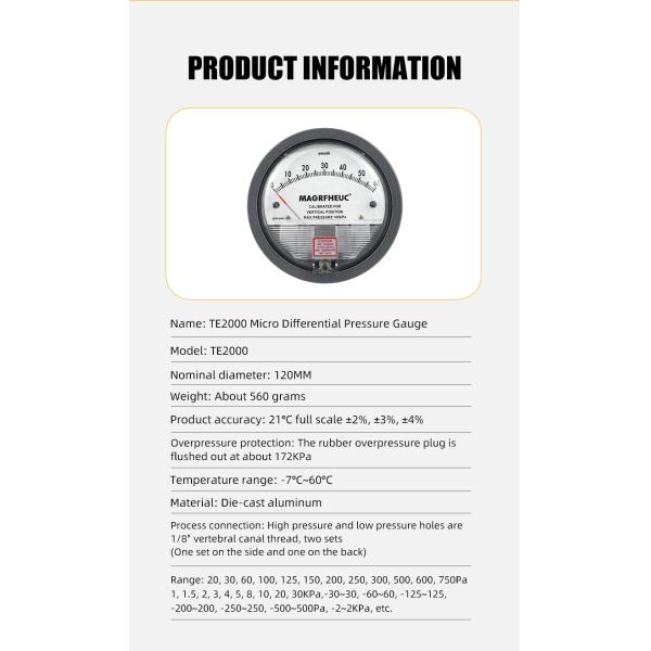 4% Precision 0-10Kpa Differential Pressure Flow Meter Performance Laminated Aluminum