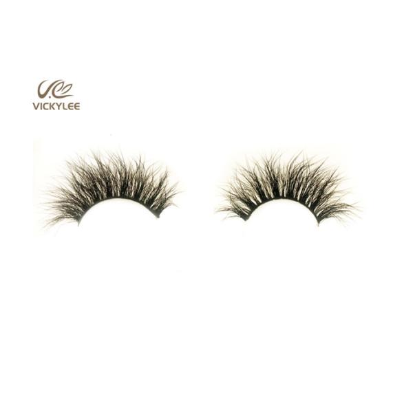 Plastic Cotton Stalk Fluffy 22mm Dramatic False Eyelashes