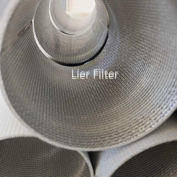 ISO9001 100% SS Fiber Sintered Mesh Filter For Beverage Industry