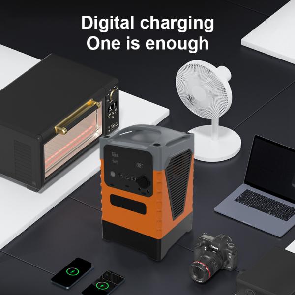 Электростанция большой мощности 1500 Вт Кампинговая портативная аварийная электростанция