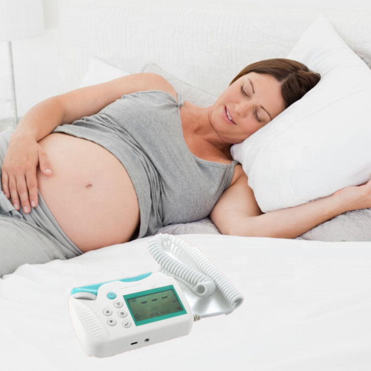 Cardiology Fetal Doppler Ultrasound Portable Handheld Ultrasound Baby Heart Monitor Pocket Prenatal Monitoring Fetal Monitor