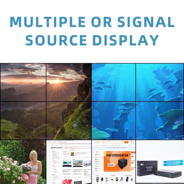 Logiciel d'ouverture de fenêtre à écran ultra-écran Gestionnaire de fenêtre Contrôleur de mur vidéo Logiciel pour panneau mural vidéo LCD