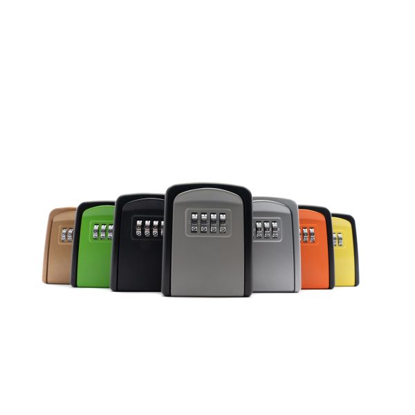 Solid High Quality 4 Digits Wall Mounted Password Safe Lock Box Burglary Locks for Home Business Key Storage