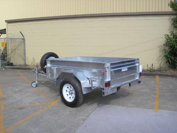 Custom 7X4 Galvanised Off Road Trailer , Off Road ATV Trailer With Heavy Duty Axle