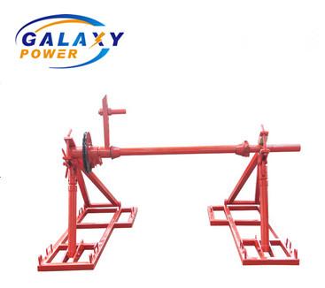 8Ton Mechanical Reel Elevator Cable Drum Stands Transmission Line Tool