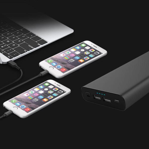 QC3.0 тип банка поручая силы c 26800mah заряжатель PD беспроводного быстрый