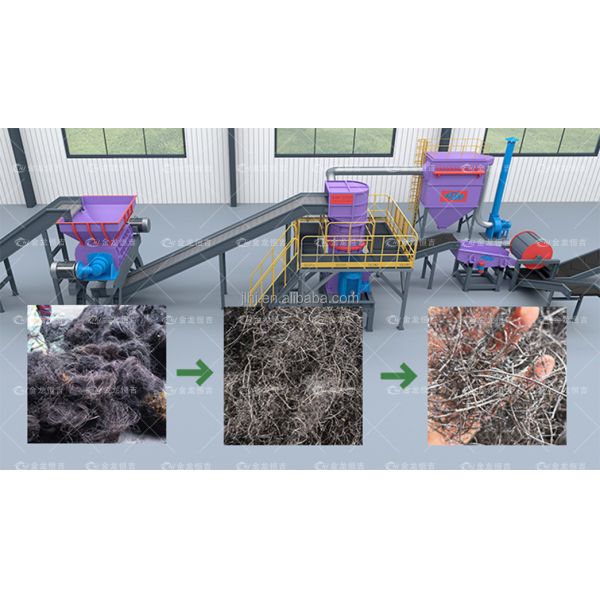 Déchiqueteuse de métaux légère et mince à charge lourde avec des tailles de sortie personnalisables et une large application pour le recyclage des déchets métalliques