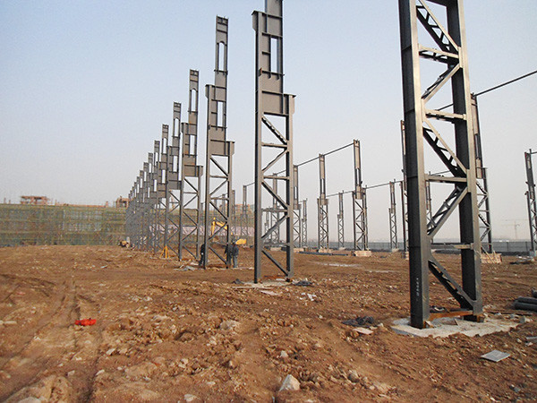 Commercial Heavy Structural Steel Fabrication Q235 Q355B Steel Frame Warehouse Building