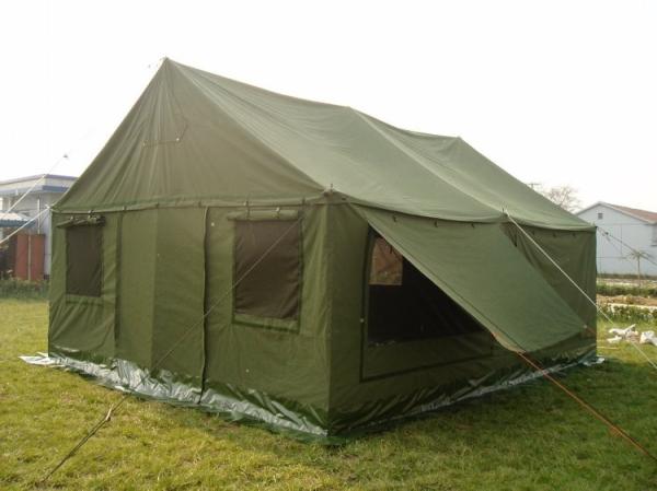 Oxford Fabric Military Wall Tent 2.4M Height , Rustproof  Military Issue Tent 
