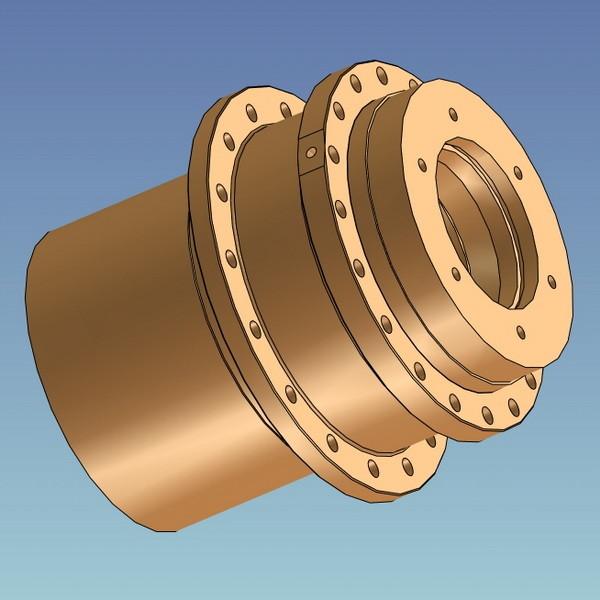 9500Nm Planetary Gearbox Winch Drive GFT013W