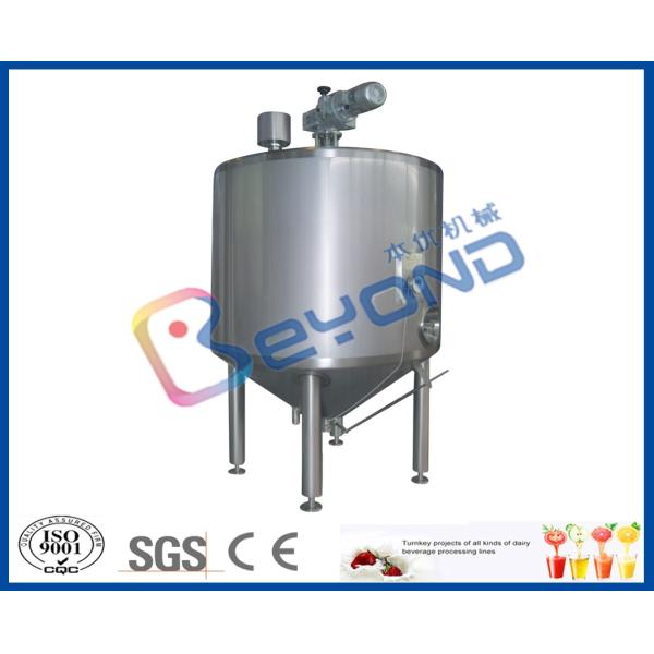 Airlift Milk Storage Tank / Stainless Steel Fermentation Tank Easy Assembly