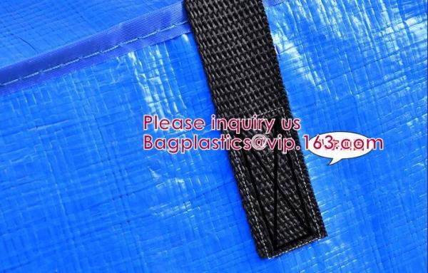 Heavy Duty Oversized Storage Bag Organizer With Strong Handles, Moving, Traveling, College Dorm, Camping