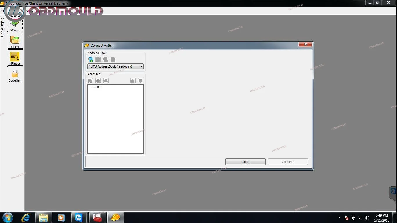Тяжелое строительное оборудование для Liebherr SCULI Диагностический кран экскаватор грузовик Диагностический Liebherr Диагностический комплект