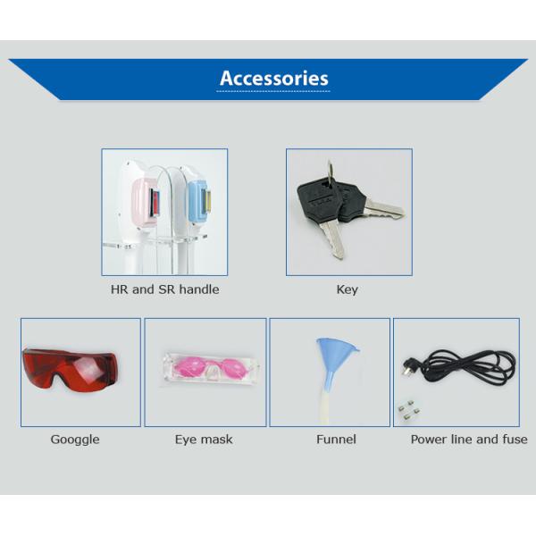 Le chargement initial de laser Shr de dépilage d'OEM choisissent machine d'épilation de laser de lumière de la machine E