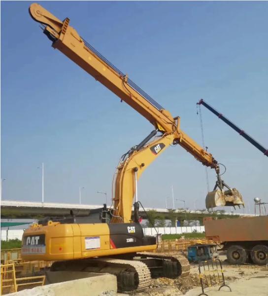 Antiwear 20-50ton Excavator Telescopic Boom Three Segment 25m 30m 32m CAT SY PC ZX