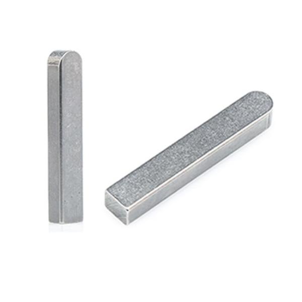 1018-1045 Steel undersized square stock DIN6885 Zinc Plating ANSI/ASME B18.25.3M