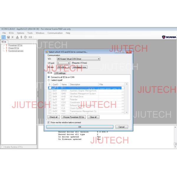 Multi-язык Scania VCI2 VCI3/SCANIA XCOM для дорабатывает Scania ECU