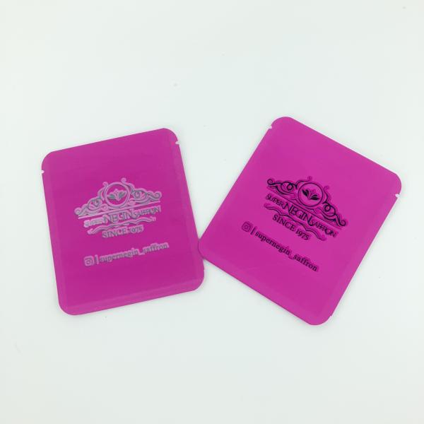 alimento dos sacos para o açafrão de açafrão seco e chá 500pcs MOQ para as porcas de empacotamento feitas sob encomenda do saco que empacotam o saco