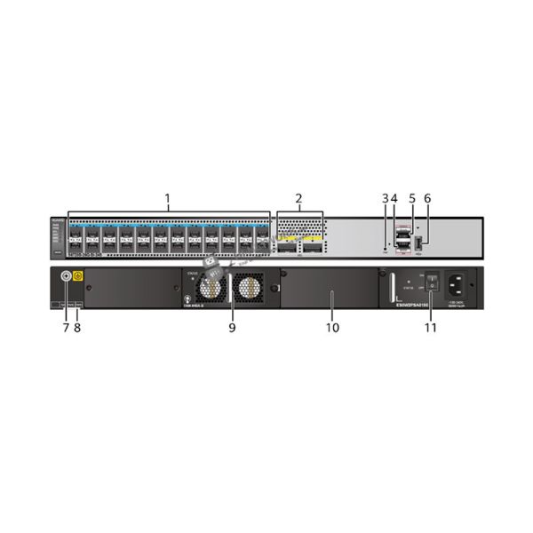 S6720-SI Series 150W Huawei Network Switch 40GE QSFP+ For Data Center
