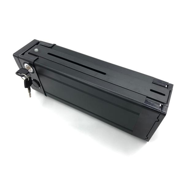 Black 60V 15Ah Long Cycle Electric Bike Lithium Battery Rechargeable 1000W