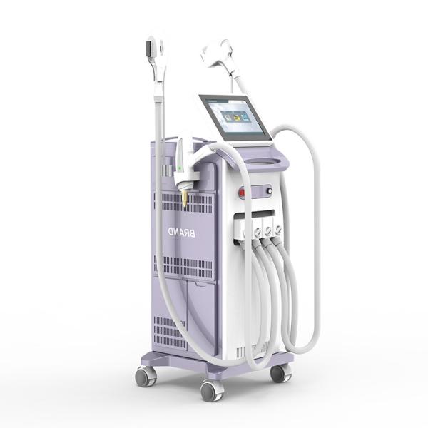4 in 1 808nm Diode laser+IPL SHR E-light+Nd yag laser+RF all-around Laser system