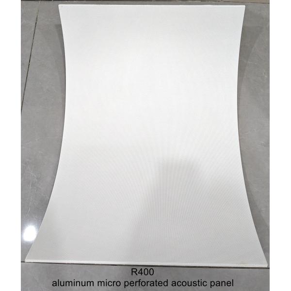 3D Curved Aluminum Micro Perforated Metal Ceiling Acoustic Sound Absorbing Panels Tiles