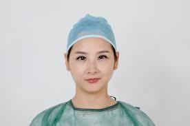 Breathable Disposable Surgical Cap Non Woven Dust Proof For Food Industry