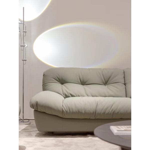 Latest Design 3-Seater Luxury Leather Couch Living Room Sofas Home Furniture