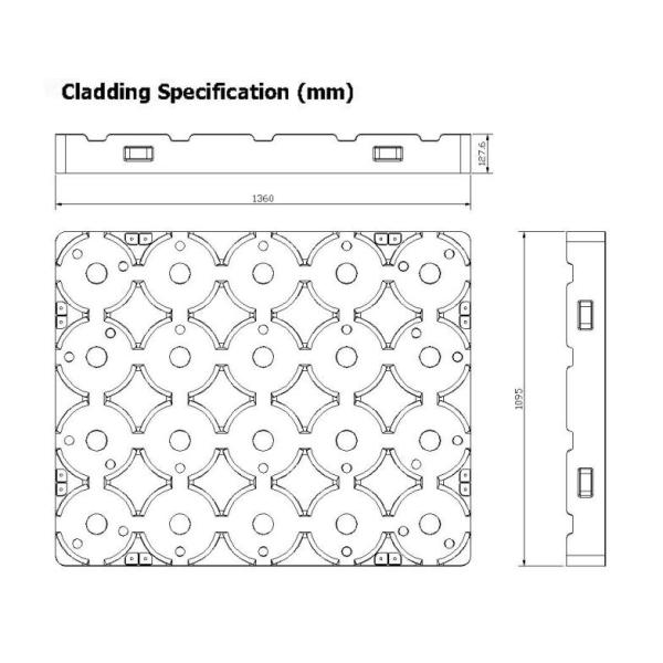 Customized Labeling Options for 20 Bottles 5 Gallon Racking Storage Plastic Pallet